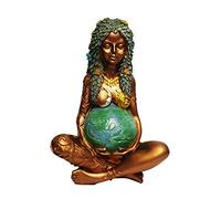Homnova Mother Earth Statue, Fertility Nature Gaia Goddess Statue, Wiccan Altar Table Supplies