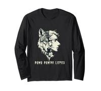 Homo Homini Lupus Man Is a Wolf to Man Long Sleeve T-Shirt