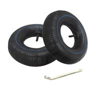 Homo Trends 2 Pcs Inner Tubes 3.50-8 Wheelbarrow Straight Valve with Tyre Lever for Barrow Sack Truck Sack Barrow Wheels