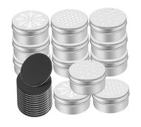 HOMOBABE 1 Set Dog Scent Training Tins Metal Containers with Unique Scent Magnetic Dots for Nose Work and Agility Training