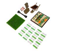 HOMOBABE 1 Set Miniature Farm Supplies Realistic Dollhouse Enhances Motor Skills Imaginative Play for Homes Schools Kindergartens Engaging Photo Prop for Creative Scenes