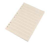 HOMOBABE 100 Sheets White Loose-leaf Music Manuscript Refill Paper with 3mm Spacing and 10 Rows, No Lint and Sturdy Paper for Students and Staff Use in Composition Notebooks
