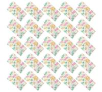 HOMOBABE 100pcs Pineapple Paper Napkins for Pool Party Lightweight Tropical Luau Disposable Napkins with Vibrant Hawaiian Theme, Gentle the Touch, for Serving Drinks and Poolside Events