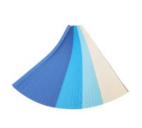 HOMOBABE 1080pcs Gradient Blue Star Origami Paper Strips Multi-Functional DIY Craft Folding Strips for Christmas Decorations and Art Projects
