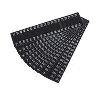 HOMOBABE 10pcs Adhesive Temperature Strip Sticker for Fermentation, Lcd Temperature Display, Pet, 16-50°c, 11.50x2.00x0.10cm, for Bottles and Fish Tanks, Travel