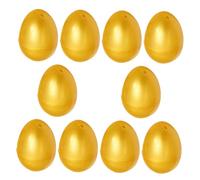 HOMOBABE 10pcs Fillable Plastic Easter Eggs Fun Classroom Prizes for Easter Egg Hunt Enhances Creativity Motor Skills Captivating Design for Playhouse Activities