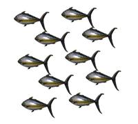 HOMOBABE 10pcs Inflatable Tuna Balloons Reusable Ocean Animal Foil Balloons for Under Sea Party Decorations Self Sealing Aluminum Party Supplies for Adults Vibrant Colors for Birthday and