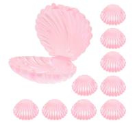 HOMOBABE 10pcs Pearl Sea Shell Candy Box Party Favor Boxes for Wedding Birthday Sweets Storage