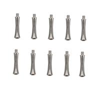 HOMOBABE 10pcs Pet Scissor Finger Rest Set Stainless Steel Decorative Finger Rings for Dog Grooming Comfortable Scissors Accessories for Pet Hairdressing