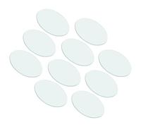 HOMOBABE 10pcs Watch Glasses Laboratory Glass Accessories Sturdy round Flat Beakers Cover for School Science Experiment Enthusiasts