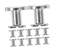 HOMOBABE 12pcs Chicago Binding Screws Durable Rivet Screws for DIY Scrapbook Strong Grip Stable Binding for Office Notebooks and Creative Projects