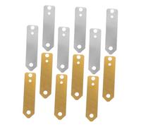 HOMOBABE 12pcs Copper Zinc Anode Scientific Experiments Electroplating and Fruit Battery Power Zinc Copper Strips for Educational Use and Science Kits