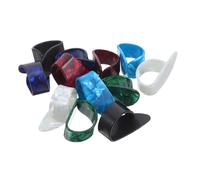 HOMOBABE 12pcs Medium Guitar Thumb Picks Celluloid for Fingerstyle Banjo Acoustic Ukulele Harp and Bass Instrumentalists