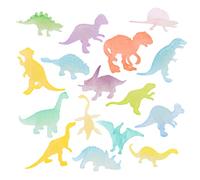 HOMOBABE 16Pcs Glow Dark Dinosaur Figures Small Luminous for Party Favors Educational Play and Imaginative Adventures