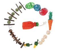 HOMOBABE 16pcs Guinea Pig Chew for Animals Natural Rabbit Chewing Treats to Promote Health Safe Fun Bunny for Hamsters Gerbils and Mice