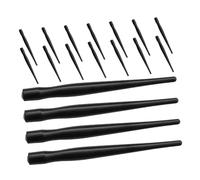 HOMOBABE 18pcs Plastic Dip Pen Holders for Comic Drawing and Calligraphy Lightweight Black Pen Rods Compatible with Various Nibs Smooth Controlled Strokes for Artists Home Studio Office