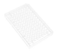 HOMOBABE 1pc Cell Culture Plate Transparent Design Μl Capacity Flat Bottom for Laboratory Experiments and School Use Non Removable Cover Diameter