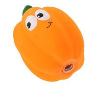 HOMOBABE 1pc Pumpkin Dog Sound Creative Educational Pet for Reducing Boredom Squeaky Latex Design for Safe and Wholesome Pet Supplies