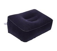 HOMOBABE 1pcs Inflatable Foot Rest Pillow Inflatable Airplane Footrest PVC Flocking Details Quick Assembly Alleviating Catatonia Resting on The Long Journey