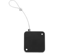 HOMOBABE 1pcs Retractable Cable Lock Anti-Theft Wire Lock Cable with Steel Wire and Plastic Metal Construction Black Self-Adhesive Design Simple to Operate for Mobile Phone Shops