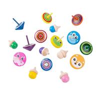HOMOBABE 1Set Creative Wooden Gyro Engaging Rotating Tops Playthings for Boys and Enhances Hand Eye Coordination and Motor Skills for Parent Bonding and Fun Playtime