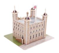 HOMOBABE 1Set London Tower Puzzle Famous Building Architectural Plaything Engaging Adults Puzzle DIY Model for Knowledge Memory Development Fun Educational Activity
