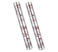 HOMOBABE 2 Roll Christmas Transparent Wrapping Paper Flower Decorations Flower Wrapper Paper Decorative Cellophane Wrap Wrapping Bag Clear Cellophane Wrap Basket Bopp