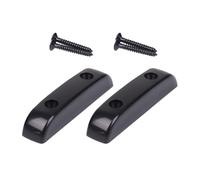 HOMOBABE 2 Sets Bass Thumbrest Guitar Thumb Rest Musical Instrument Part Plastic Softening Support Maintain Correct Position Black for Bass Guitar Accessories