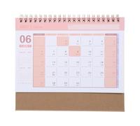 HOMOBABE 2027 Desk Calendar for Workspace and Desktop Use, White Paper Material with Minimalist Pure Color Design, Easy Flipping and Viewing Standing Flip Calendar for Office Daily Schedule