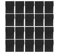 HOMOBABE 20pcs Invitation Plain Envelopes Paper Envelope Greeting Card Smooth Writing Unified Look Minimalist Style Black for Highend Events