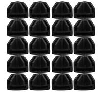 HOMOBABE 20pcs Plastic Closet Connectors for Shelving Assembly Buckles, Black DIY Wire Cube Buckles with Stable Connection and Expandable Solutions for Organizing Cabinets and Storage Areas