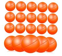 HOMOBABE 25Pcs Lottery Balls Plastic Openable Raffle Game Balls Reusable Smooth Surface Props for Draws Parties Events