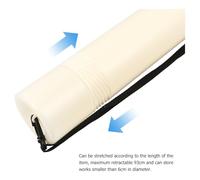 HOMOBABE 2pcs Adjustable Extendable Document Storage Tubes with Shoulder Strap Plastic Telescoping Artworks Poster Blueprint Drafting Cases for Artists and Planners Blue and White