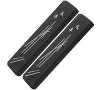 HOMOBABE 2pcs Black Plastic Calligraphy Paperweights with Portable and Comfortable Grabbing Design, Modern Art Stone Paperweight Set for Office Desk Decor and Birthdays