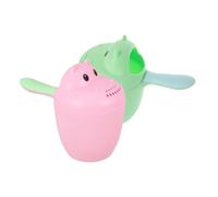 HOMOBABE 2pcs Boys and Girls Bath Cup Flow Control Rinser Sturdy Construction Bathing Watering Plant Cup