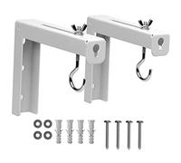 HOMOBABE 2pcs Ceiling Projector Mount Projector Hook Roof Mounted Bracket Screen Stand Mount