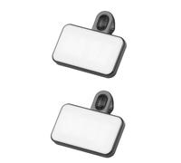 HOMOBABE 2pcs Clip LED Video Light for Computer Brightness Light Colors Portable Lighting for Live Streaming Video Conferencing and Photography