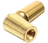 HOMOBABE 2pcs Electric Guitar Toggle Tip Caps Metal Switch Knob Caps 4mm Golden Smooth to Touch Guitar Parts Accessories