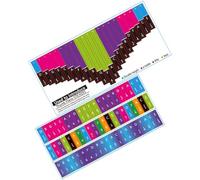 HOMOBABE 2pcs Kalimba Note Decals Note Stickers for Beginners 21 Keys Paper Guide for Playing Playing Technique Assorted Color Kalimba Accessories for Learning and Education