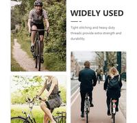 HOMOBABE 2Pcs Neoprene Bike Chainstay Protector with Hook and Loop Strap Cycling Chain Wrap for Mountain Bike Frame Lightweight Environmental Material Accessory