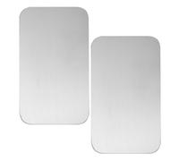 HOMOBABE 2pcs Pet Cooling Aluminum Pads for Rabbits and Small Pets Safe Cooling Mats for Hot Weather Use at Home for Summer Comfort