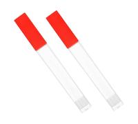 HOMOBABE 2pcs Plastic Thermometer Protective Tubes for Adults Storage Cases with Sleek Design Easy to Clean Thermometer Holders for Indoor and Outdoor Use