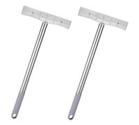 HOMOBABE 2pcs Signboard Display Hand Rod Sign Holder Stainless Steel and Plastic Multi-function Creative Design for Protest and Victory Parades