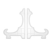 HOMOBABE 2pcs White Silicone Molds for Jewelry Display Rack Making, Flexible and Practical Casting Mold for Desktop Decoration and Meaningful Crafting