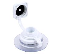 HOMOBABE 2pcs White Tpu Boston Air Valves One-way Inflation Screw Replacement Caps for Kayak and Raft Accessories with Precision Production Random Color