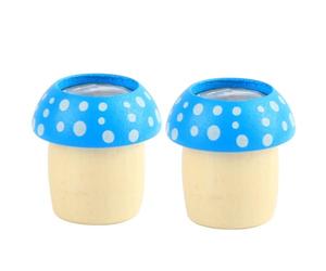 HOMOBABE 2pcs Wooden Mushroom Kaleidoscope Educational with Beautiful Pattern, Inspiring Curiosity and Helping Sight Development,