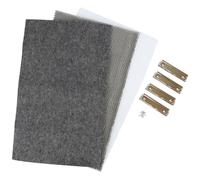 HOMOBABE 3-in-1 Waterproof Reptile Tank Mat Turtle Lizard Carpet Cushion 60x40cm Gray Terrarium Bedding Pad Tortoise Enclosure Accessory for Reptile Supplies