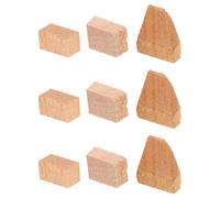 HOMOBABE 3 Set Violin Cork Wooden Wedge Plugs Violin Bow Accessories Replacement Tool for Violinists Musical Equipment Accessory Wood Fiddlestick Wedges Bow Frog Plugs