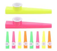 HOMOBABE 36pcs Colored Plastic Kazoos for Safe PP Musical Instruments for Clear Sound Educational for Home Kindergarten School and Party Supplies