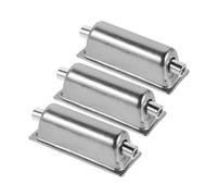 HOMOBABE 3pcs Double End Snare Lugs Drum Hardware Accessories Metal Chrome Abrasion Resistant Lightweight Performance Finely Electroplated Surface for Percussion Instrument Repair